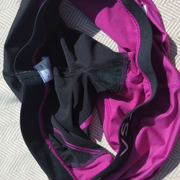 Victoria's Secret black and purple athletic shorts size medium - Picture 9 of 9